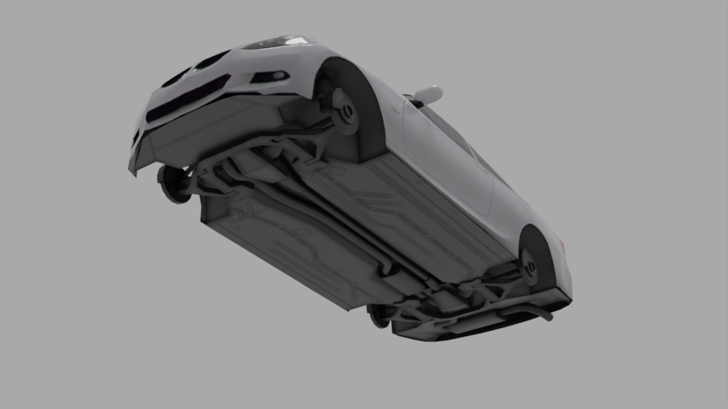 ドイツ製セダン 3Dモデル