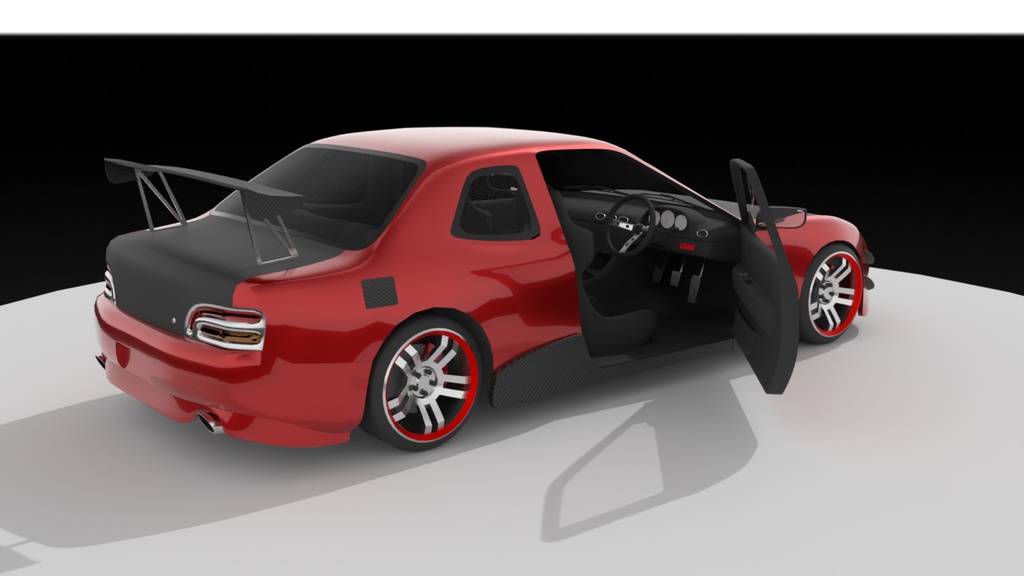 【権利の心配なし】架空スポーツカー『ライジンGTA』