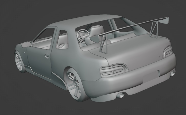 【権利の心配なし】架空スポーツカー『ライジンGTA』