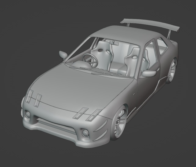 【権利の心配なし】架空スポーツカー『ライジンGTA』