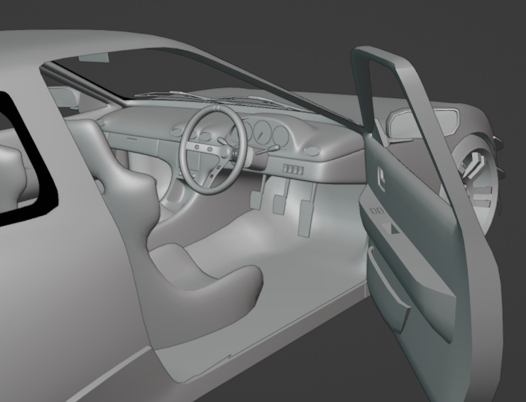 【権利の心配なし】架空スポーツカー『ライジンGTA』