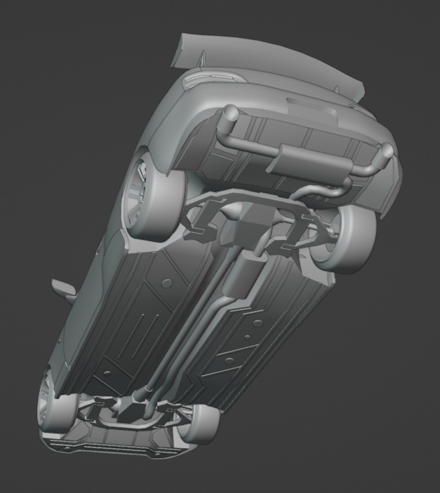 【権利の心配なし】架空スポーツカー『ライジンGTA』