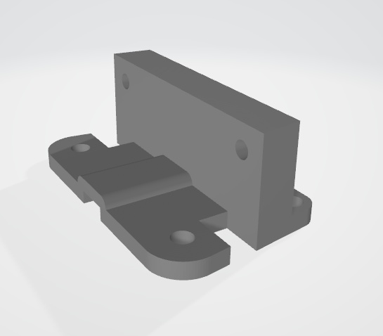 TL01シャーシ用フロント/リアバッテリーマウント(STLファイル)