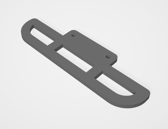 TL01シャーシ用フロント/リアバッテリーマウント(STLファイル)