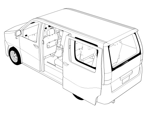 【権利の心配なし】架空ミニバン『セガールSS』