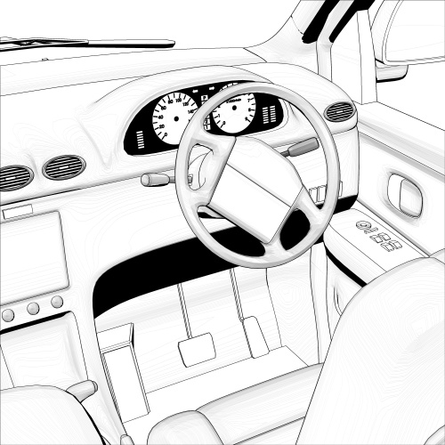 【権利の心配なし】架空ミニバン『セガールSS』