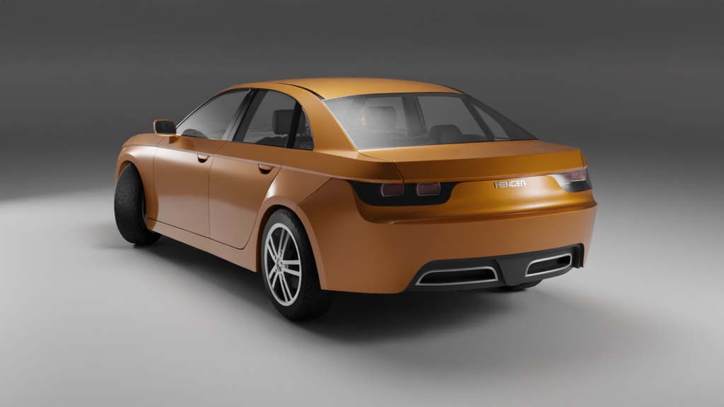 【権利の心配なし】架空セダン『MENGER』