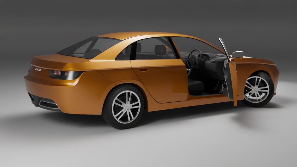 【権利の心配なし】架空セダン『MENGER』