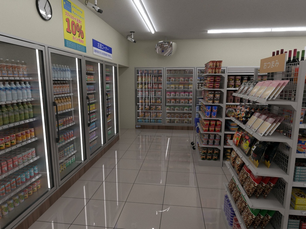 【店内再現】コンビニエンスストア