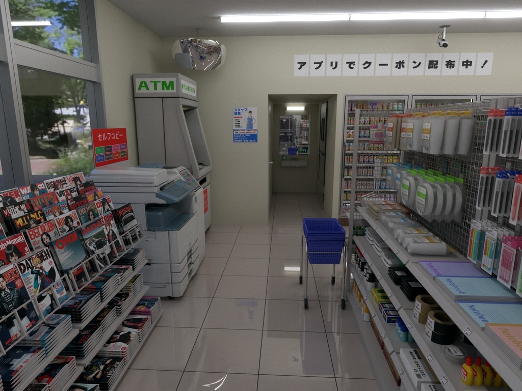 【店内再現】コンビニエンスストア