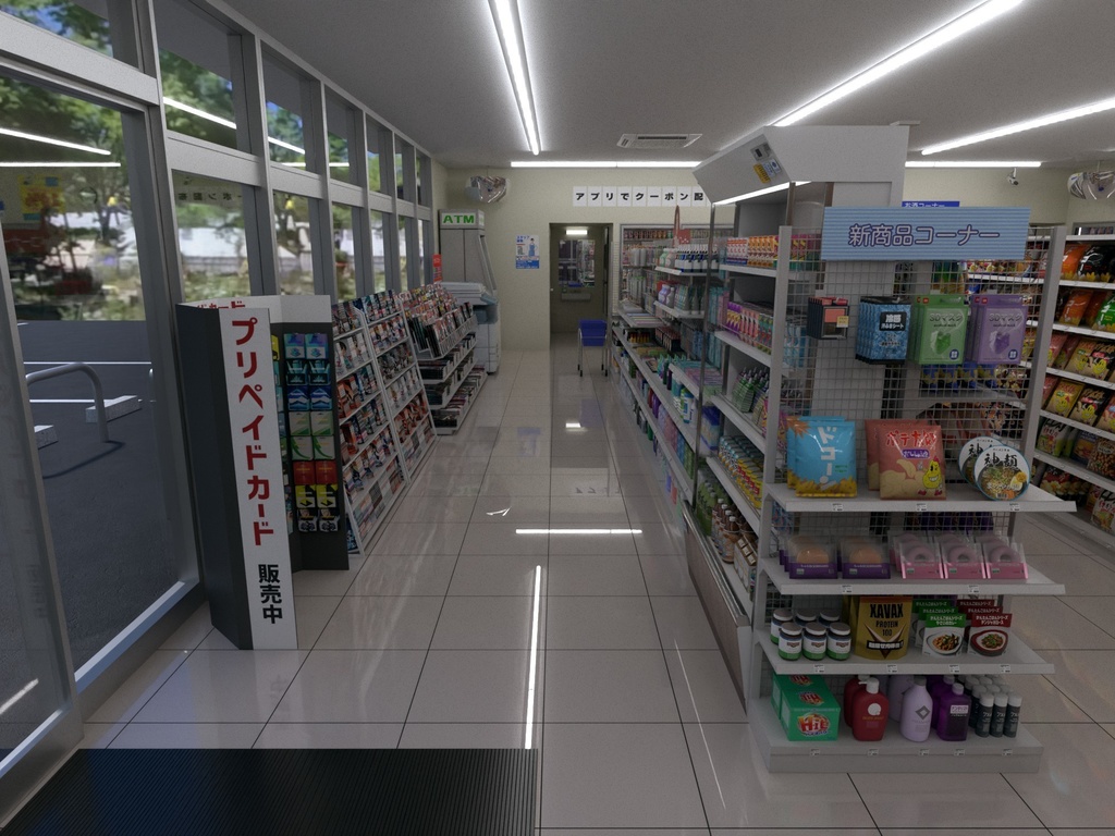 【店内再現】コンビニエンスストア