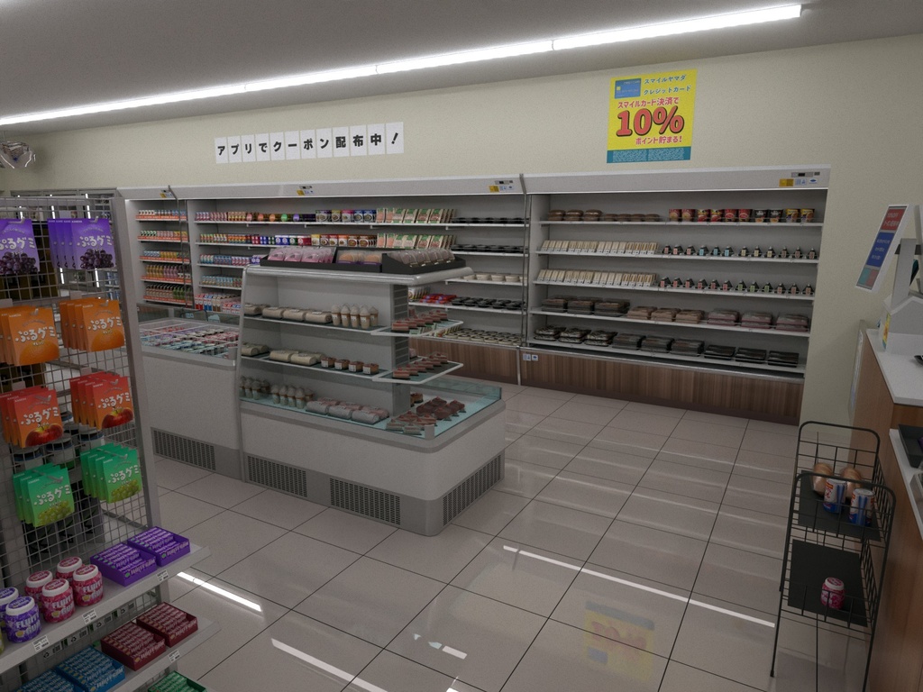 【店内再現】コンビニエンスストア