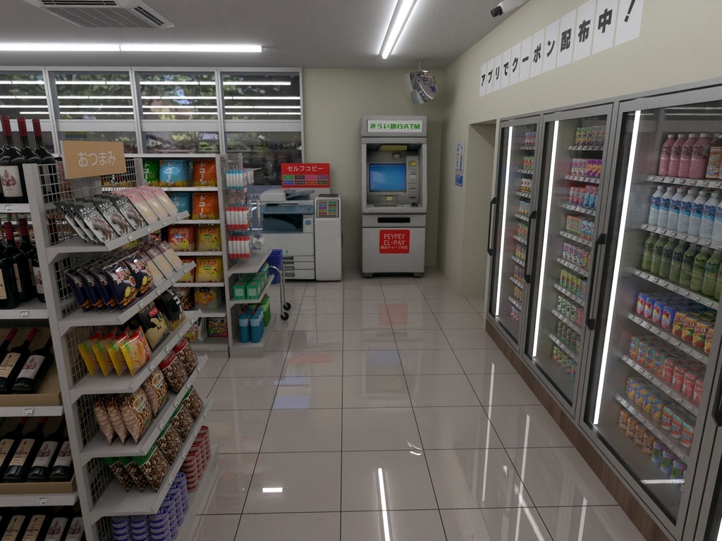【店内再現】コンビニエンスストア