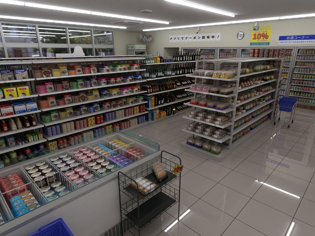 【店内再現】コンビニエンスストア