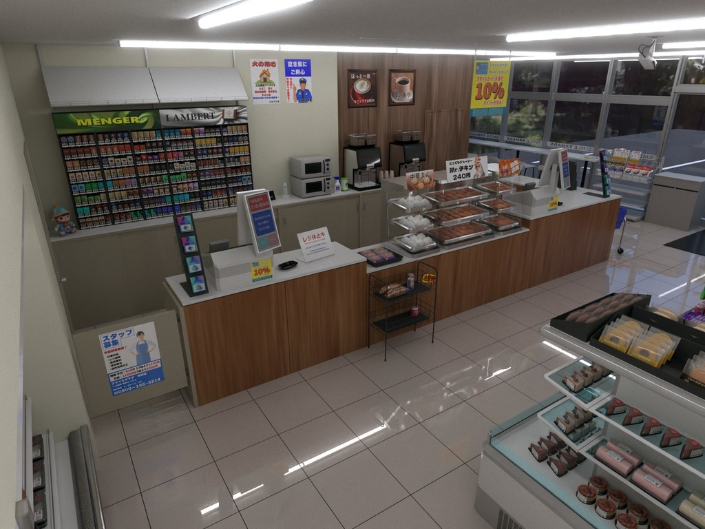 【店内再現】コンビニエンスストア