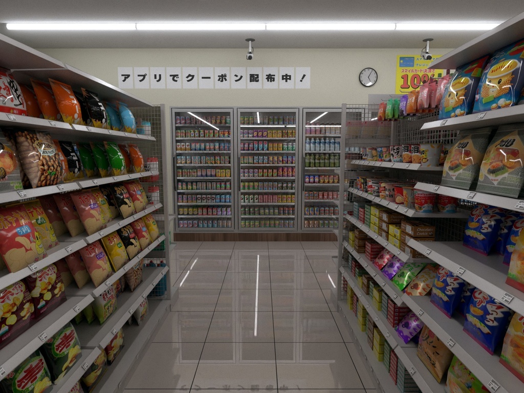 【店内再現】コンビニエンスストア