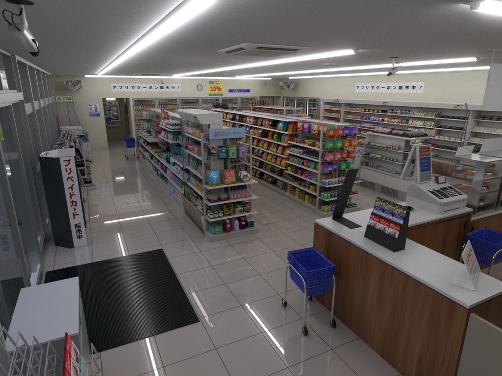 【店内再現】コンビニエンスストア