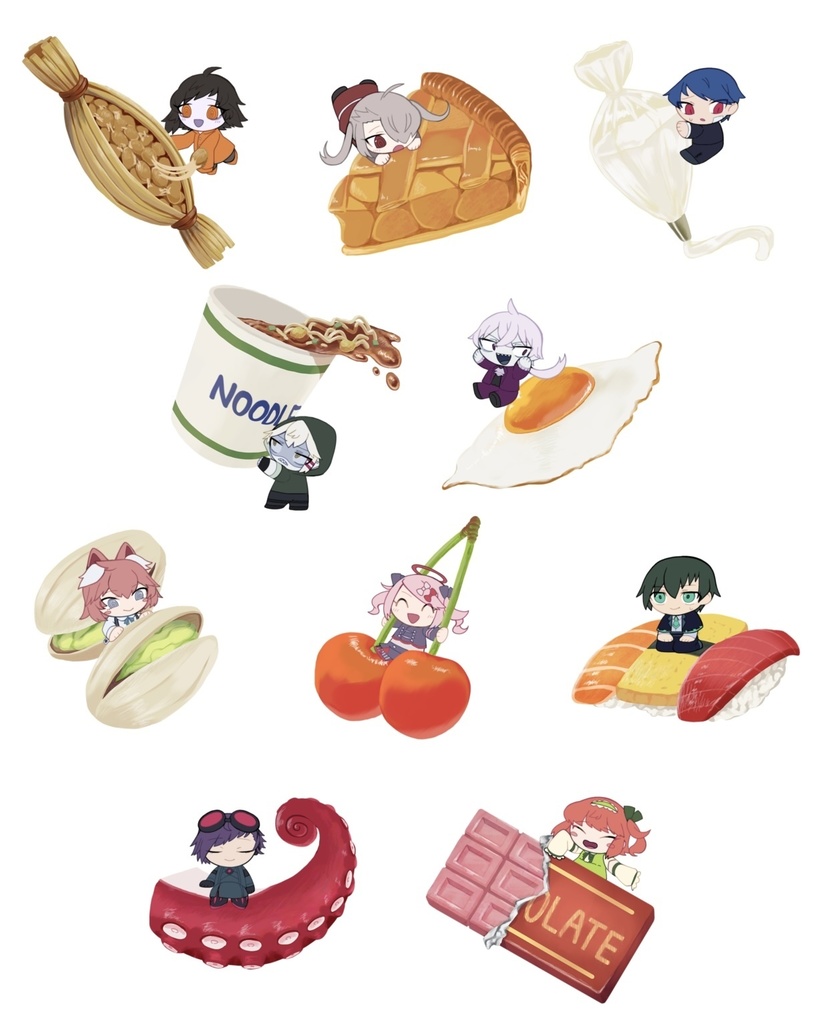 食べ物アクキー