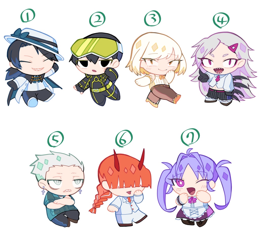 オリキャラアクリルスタンド