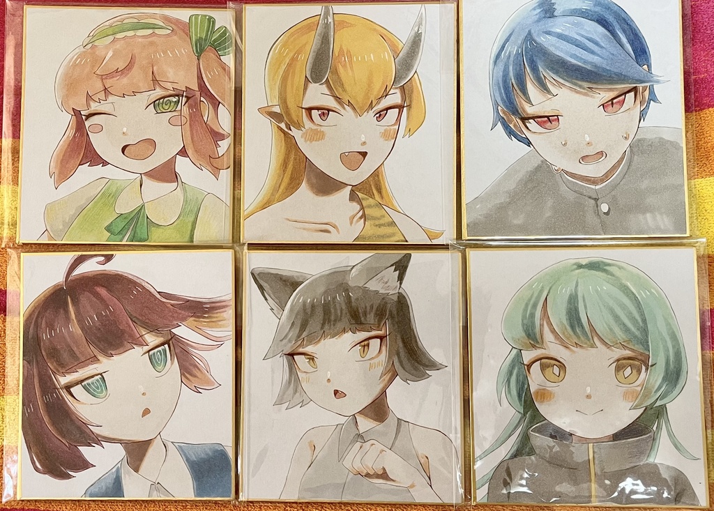 ミニ色紙