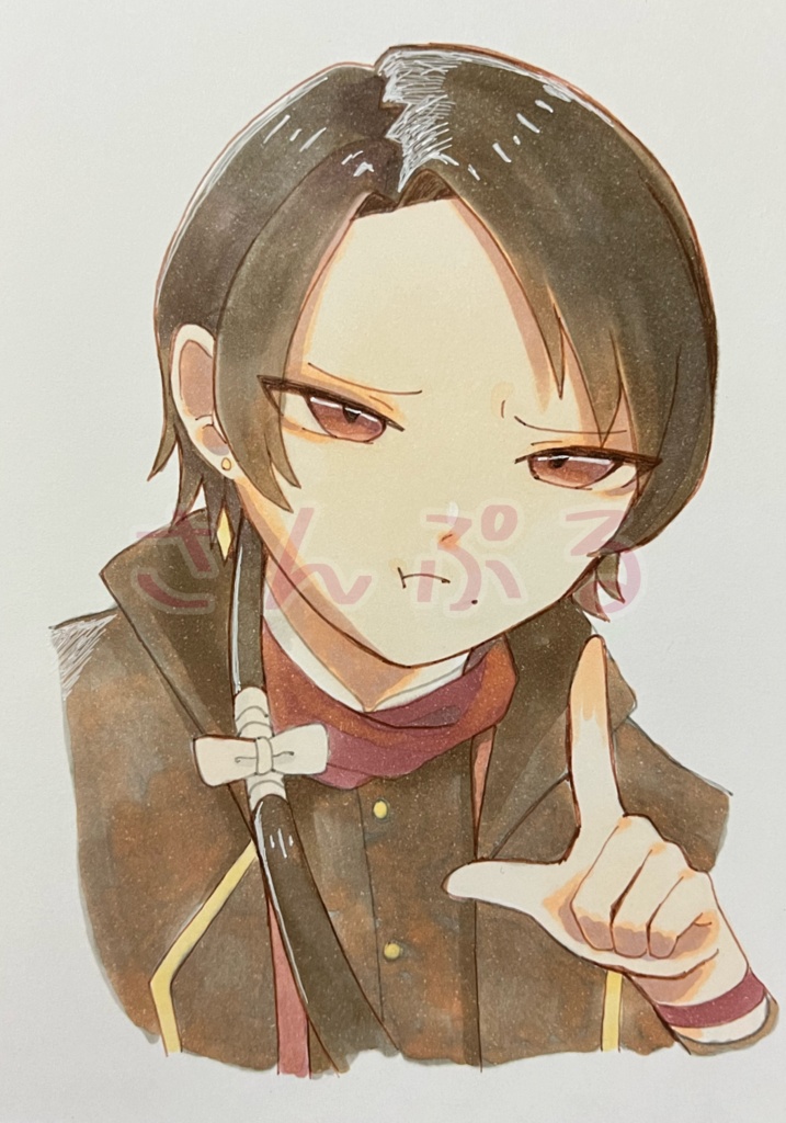 刀剣乱舞 ハガキサイズ原画 2