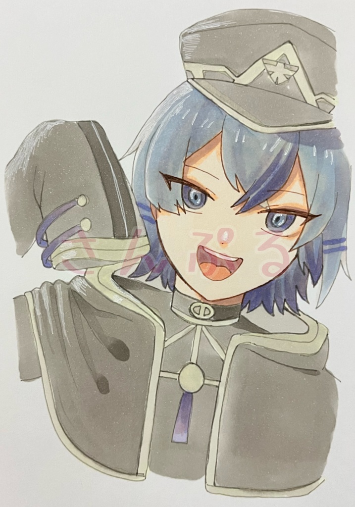 刀剣乱舞 ハガキサイズ原画 2