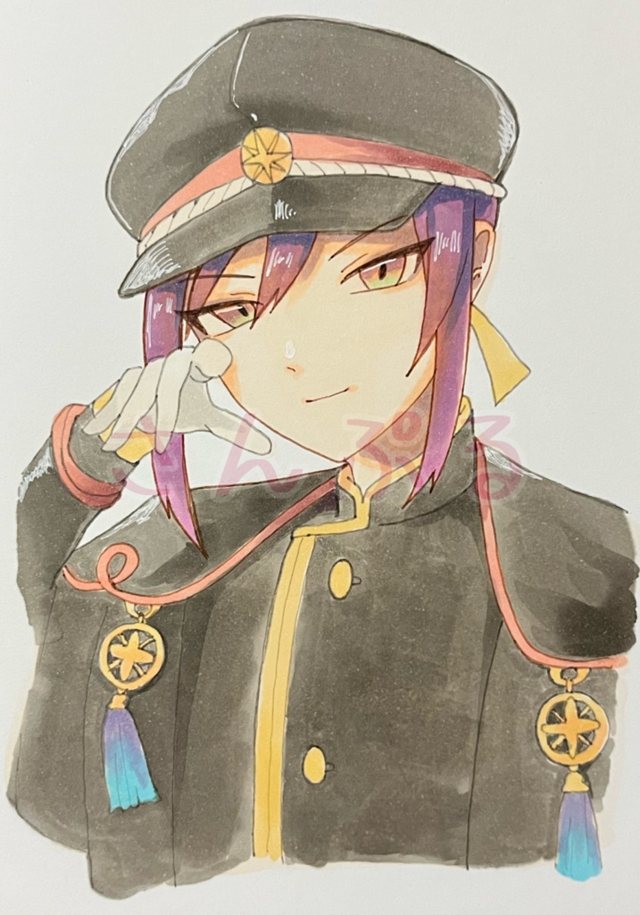 刀剣乱舞 ハガキサイズ原画 3