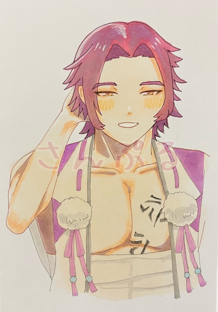 刀剣乱舞 ハガキサイズ原画 3