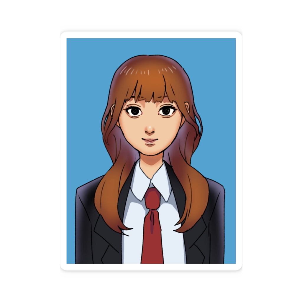 赤の他人の卒アルステッカー(フジワラ モエカ)