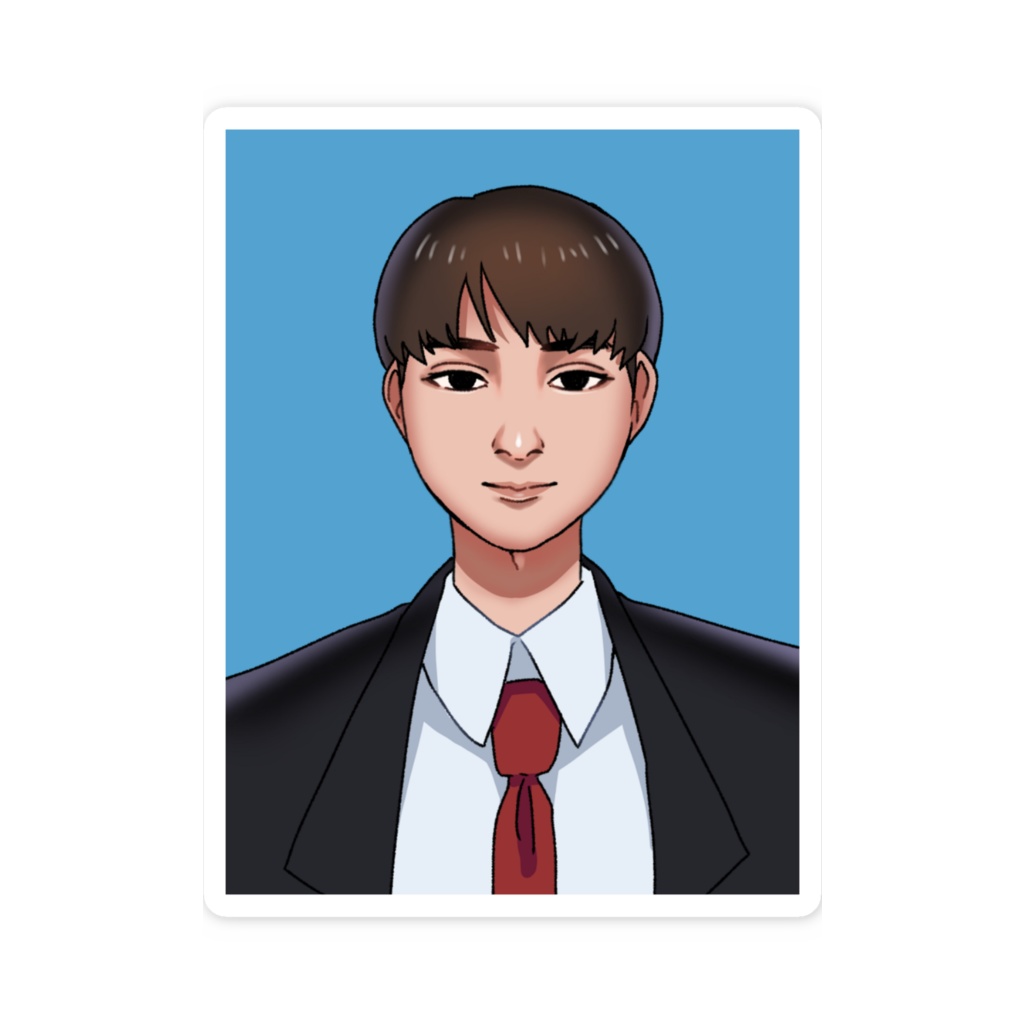 赤の他人の卒アルステッカー(スズキ ルイ)