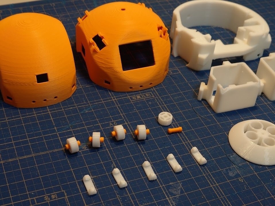 〈第2.1世代〉ころボ 3Dプリンタ製パーツ【KORokoro.rOBOt project™】