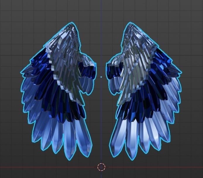 Diamond Metallic Wings
