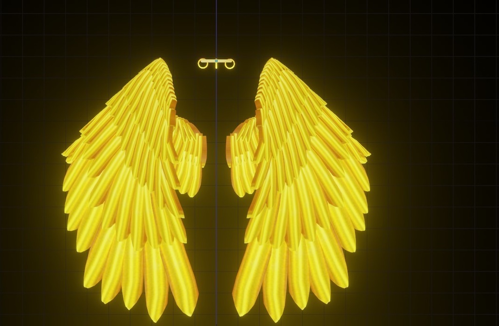 Glowing Holy Knight Wings/ Halo