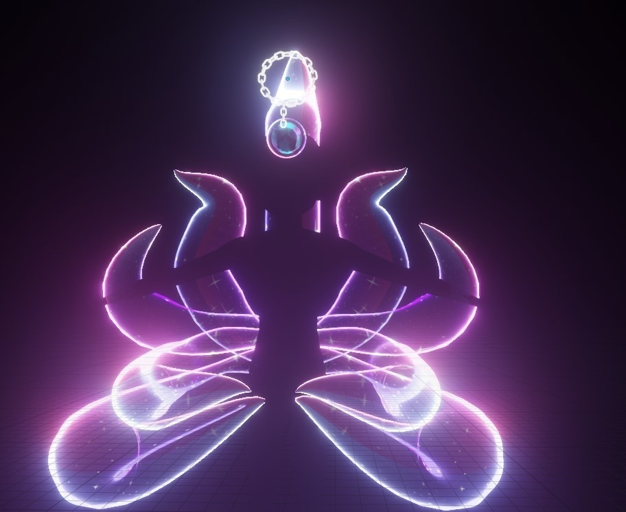 Neon Kyuubi And Soul Orb