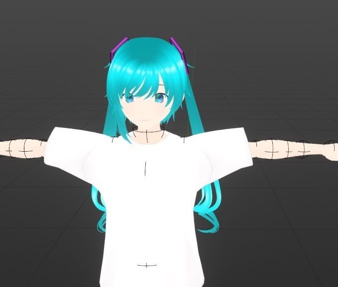Miku Hair ,Hairbows,Eyes