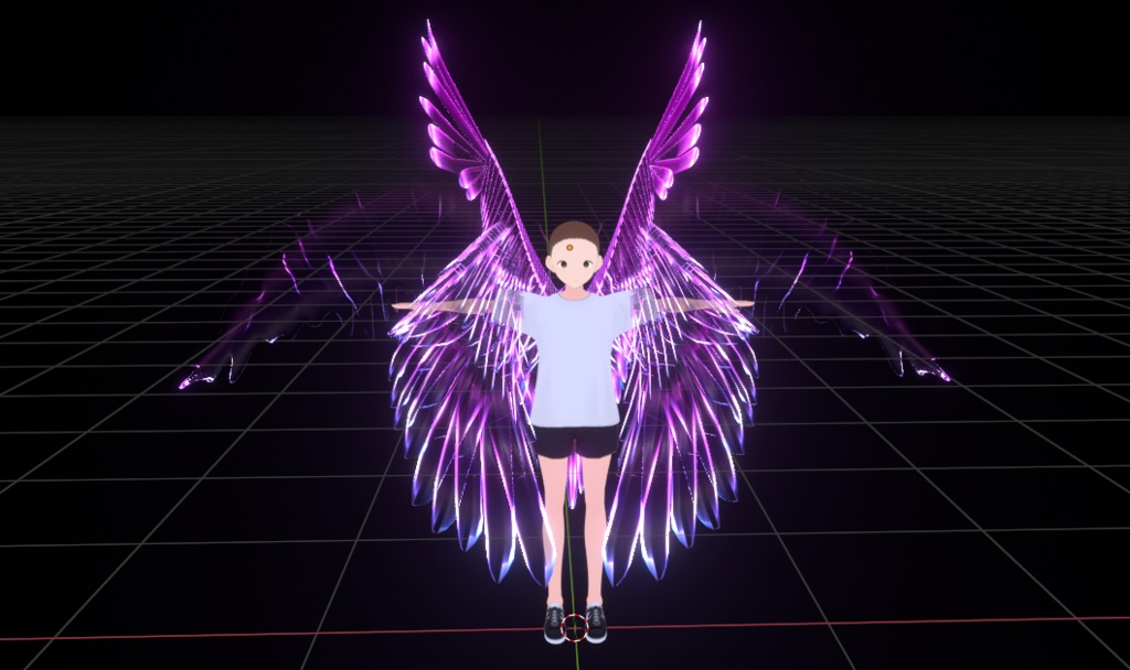 Neon Galaxy Seraphim Wings