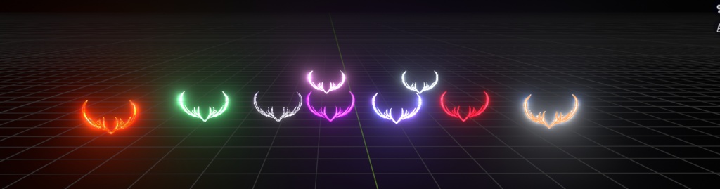 Glowing Antler Collection(9 Antler sets)