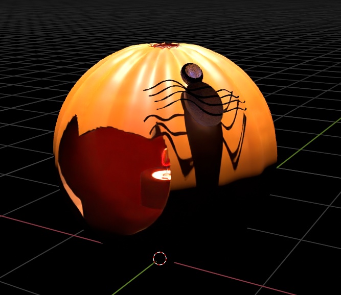 Hauntly Cat-O-Lantern Mesh