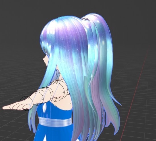 Galaxy Princess Hair TEXTURE