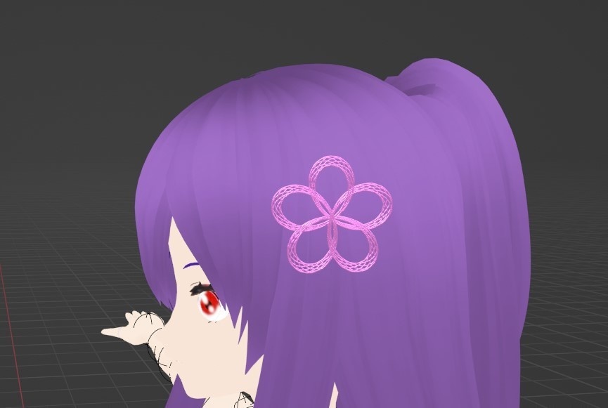 Braided Sakura Hair Clip