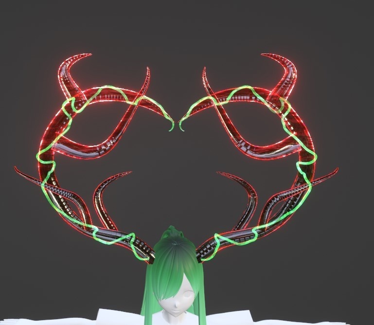Neon Lovedeer Christmas Antlers