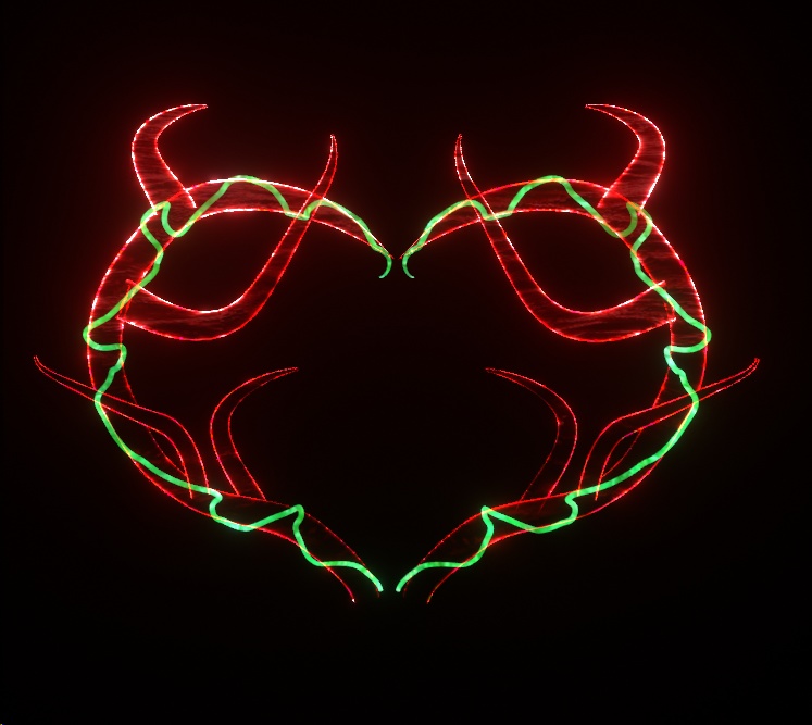 Neon Lovedeer Christmas Antlers