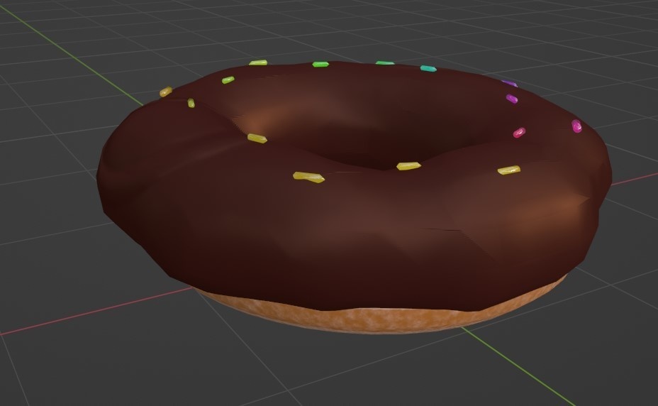Chocolate Sprinkles Doughnut