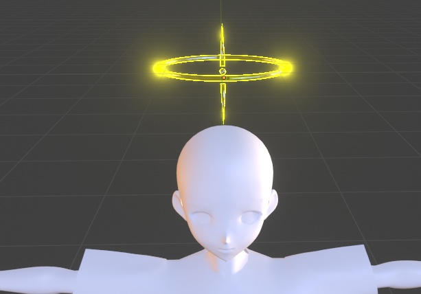 Glowing Golden exorcist Halo