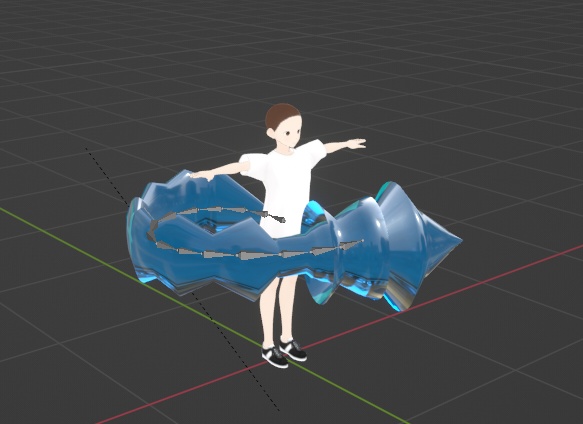 Rigged Icy Tail