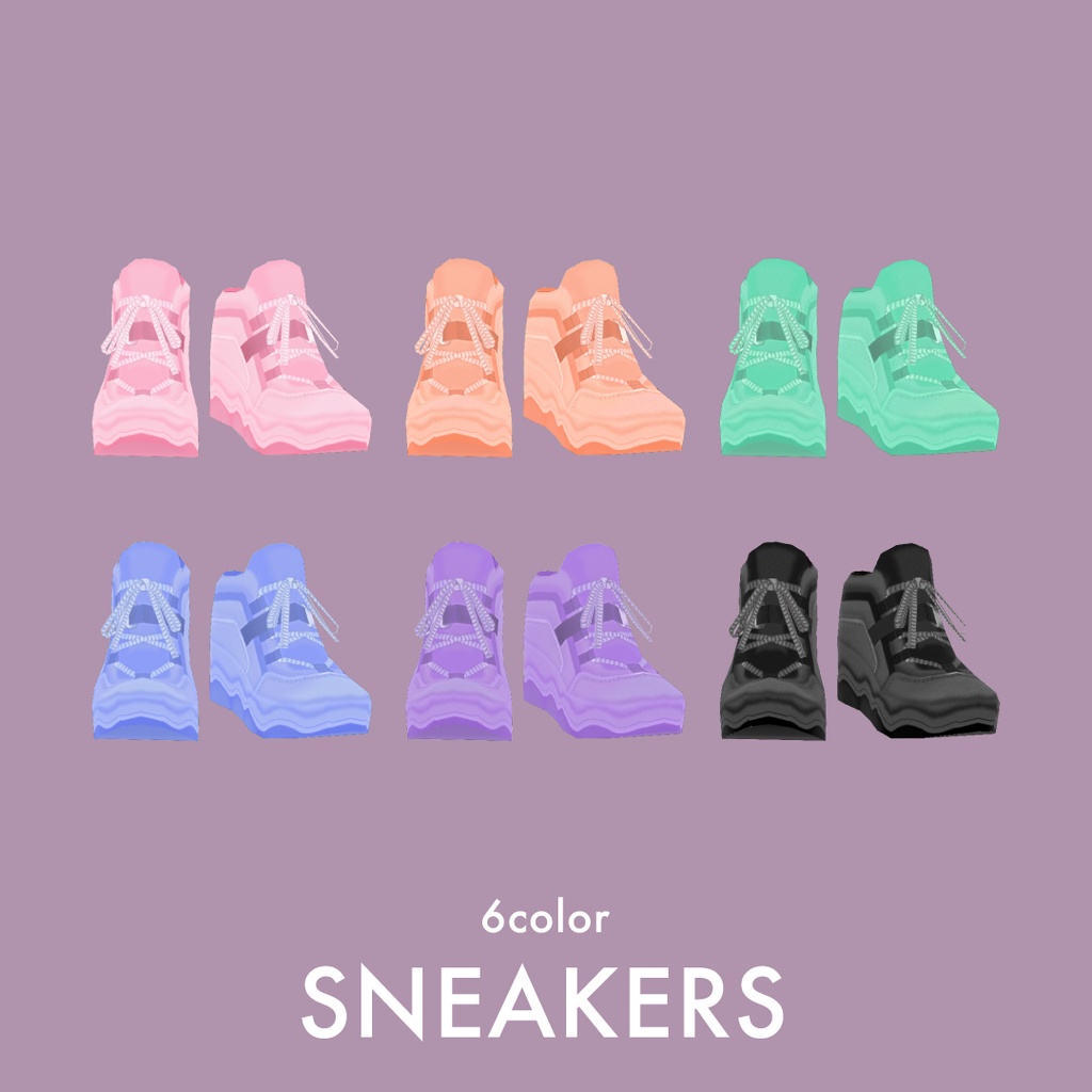 【VRoid】ジーンズ&スニーカーセット【 #I_YoU 】