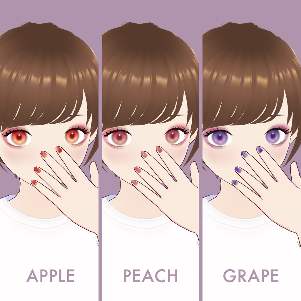 【VRoid】フルーツメイク【 #I_YoU 】