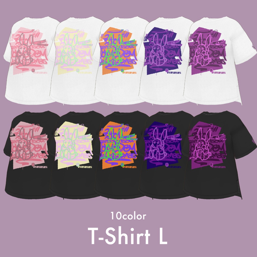 【VRoid】ショップTシャツ【 #I_YoU 】