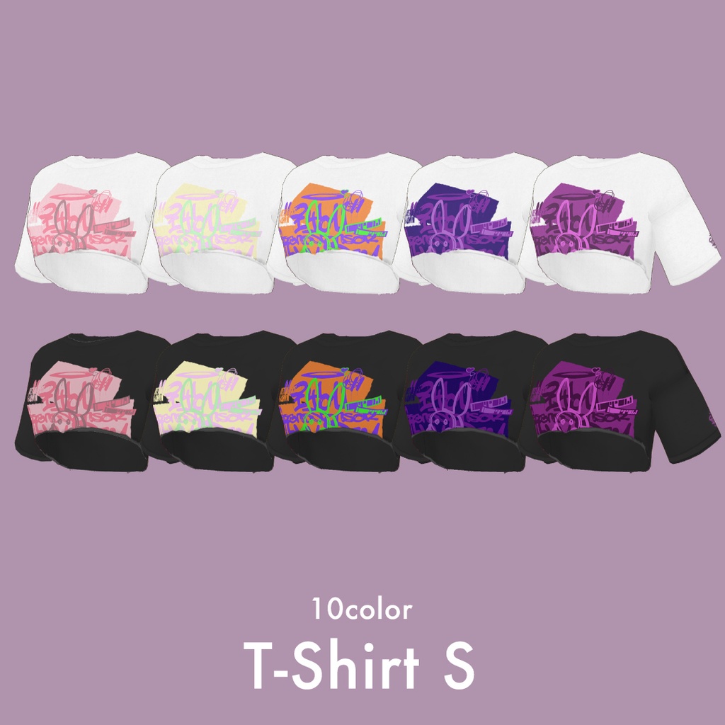 【VRoid】ショップTシャツ【 #I_YoU 】