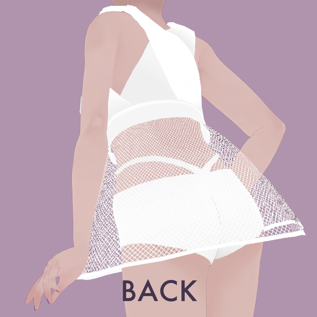 【VRoid】水着ワンピース 【 #I_YoU 】